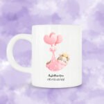 Μπομπονιέρα βάπτισης - Καμηλοπάρδαλη - Ροζ