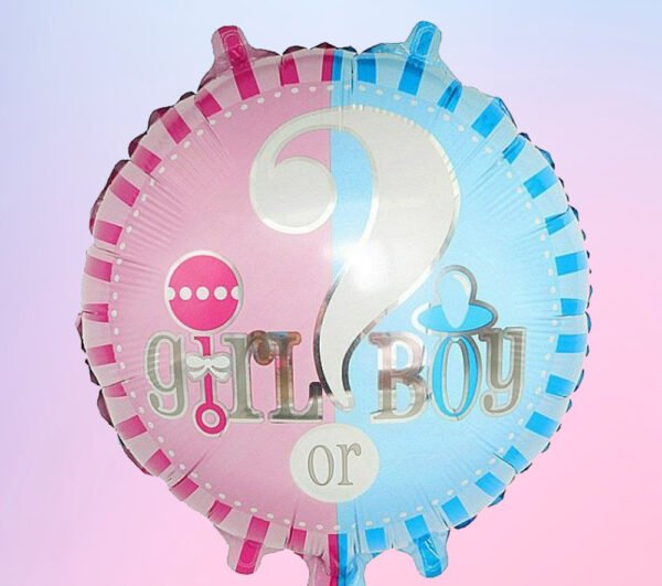 Μπαλόνι Gender Reveal "Girl or Boy" 18''