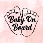 "BABY ON BOARD" ΑΥΤΟΚΟΛΛΗΤΟ - Image 2