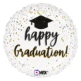 18″ Μπαλόνι Αποφοίτησης Σατέν Graduation Confetti