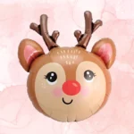 Μπαλόνι 25” Ταρανδάκι με κόκκινη μυτούλα