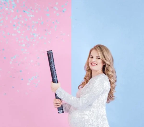 Κανονάκι κομφετί gender reveal