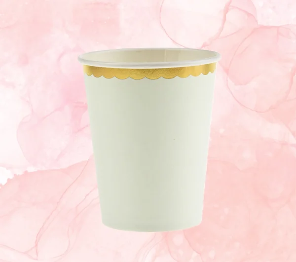 Χάρτινα ποτήρια συννεφάκι γαλάζιο 10τμχ